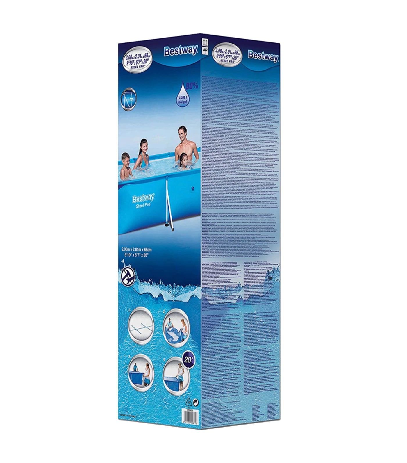 Steel Pro 3x2 Rectangular Pool