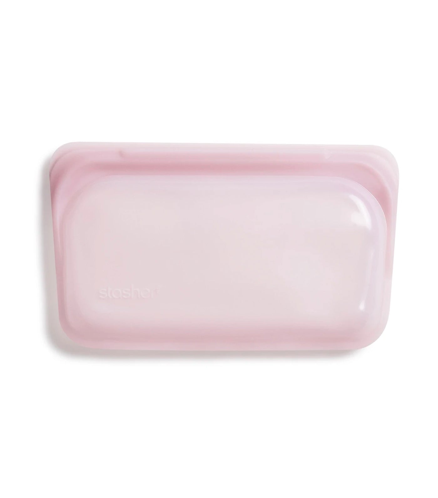 Stasher Reusable Silicone Snack Bag - Rose Quartz