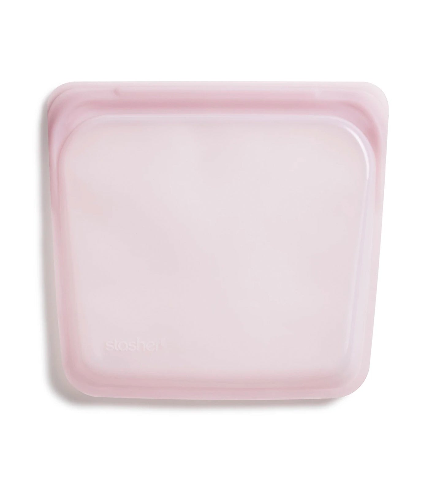 Stasher Reusable Silicone Sandwich Bag - Rose Quartz