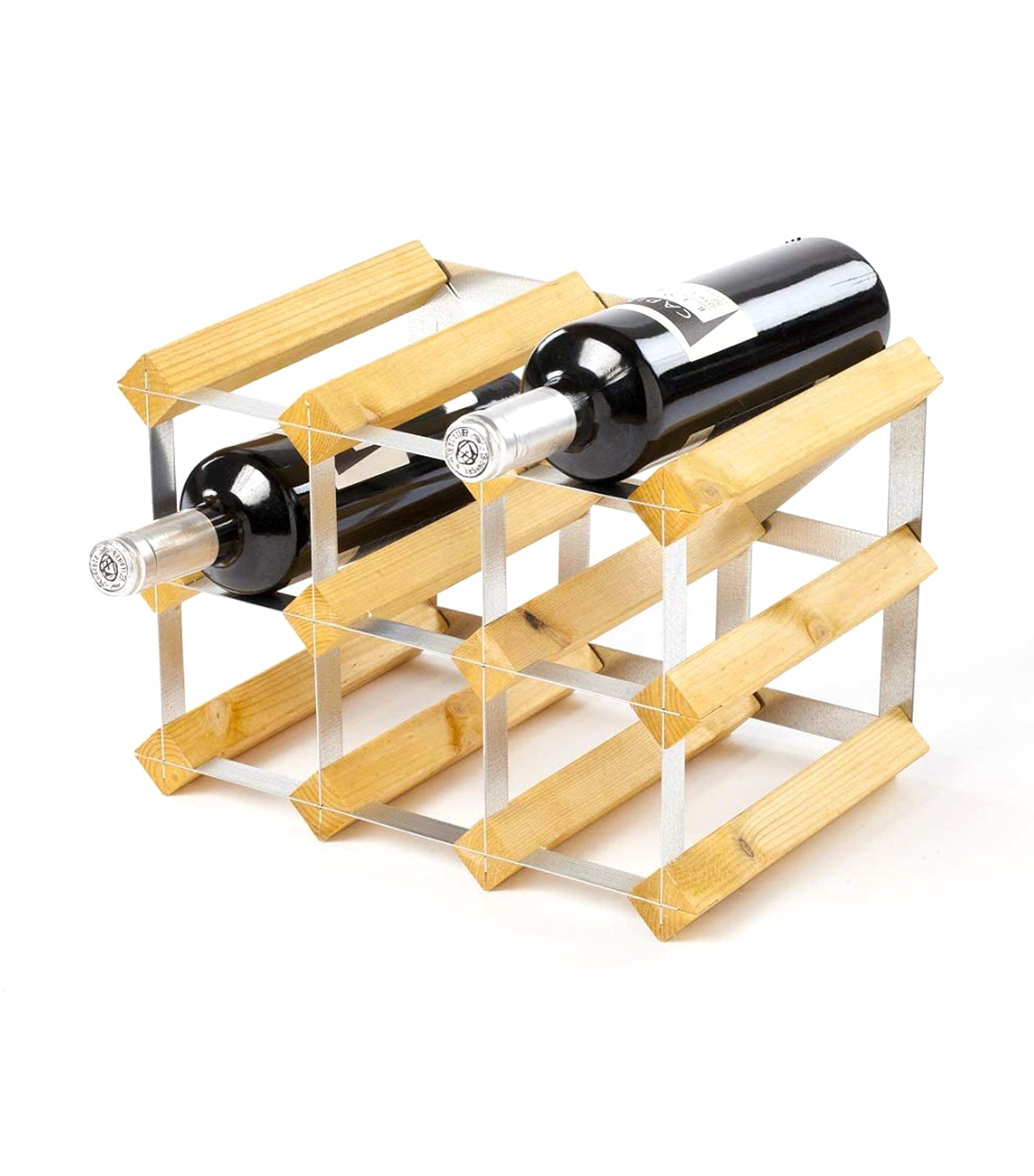 Traditional Wine Rack Co. 9 Bottle Neck Protruding