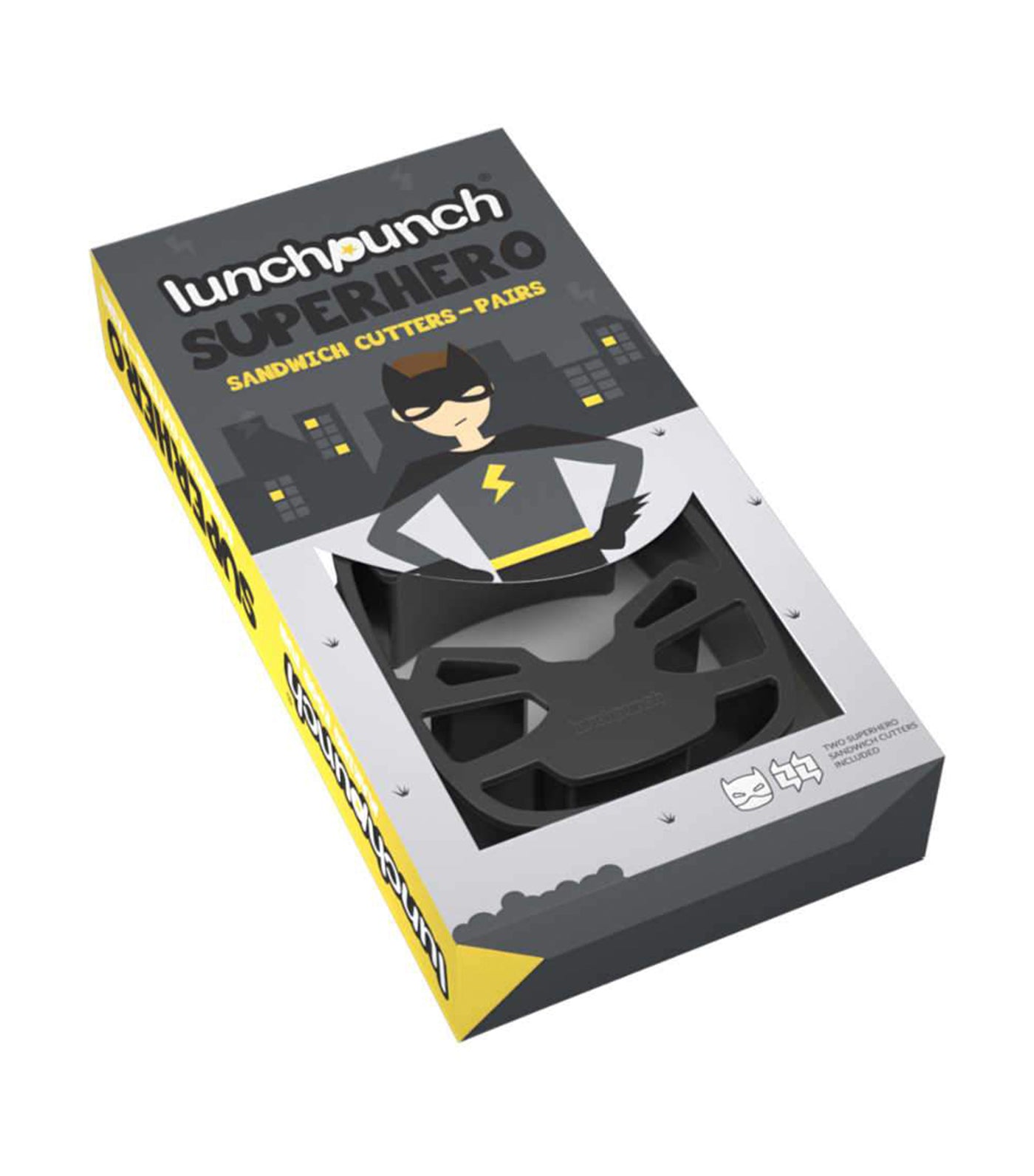 lunch punch sandwich cutter - superhero