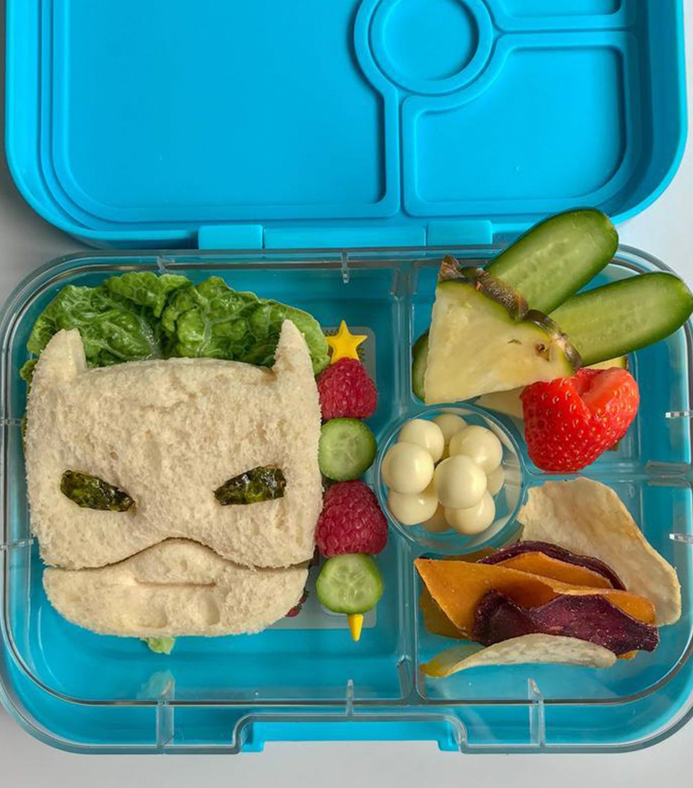 lunch punch sandwich cutter - superhero