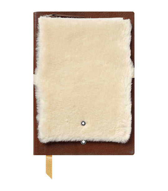 Montblanc Notebook #146 Pass-Partout Pocket Shearling Set Brown
