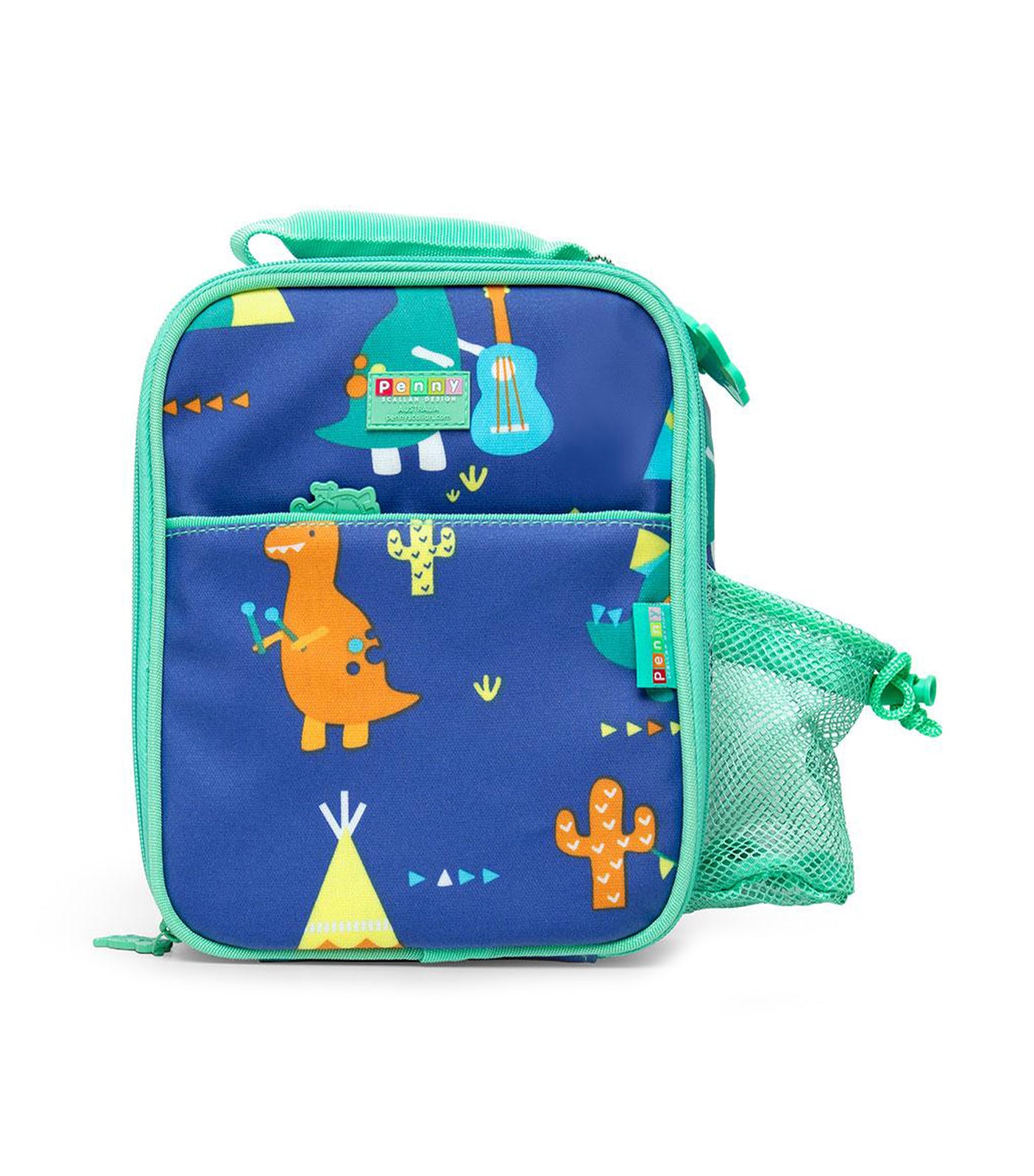 penny scallan bento cooler bag - dino rock