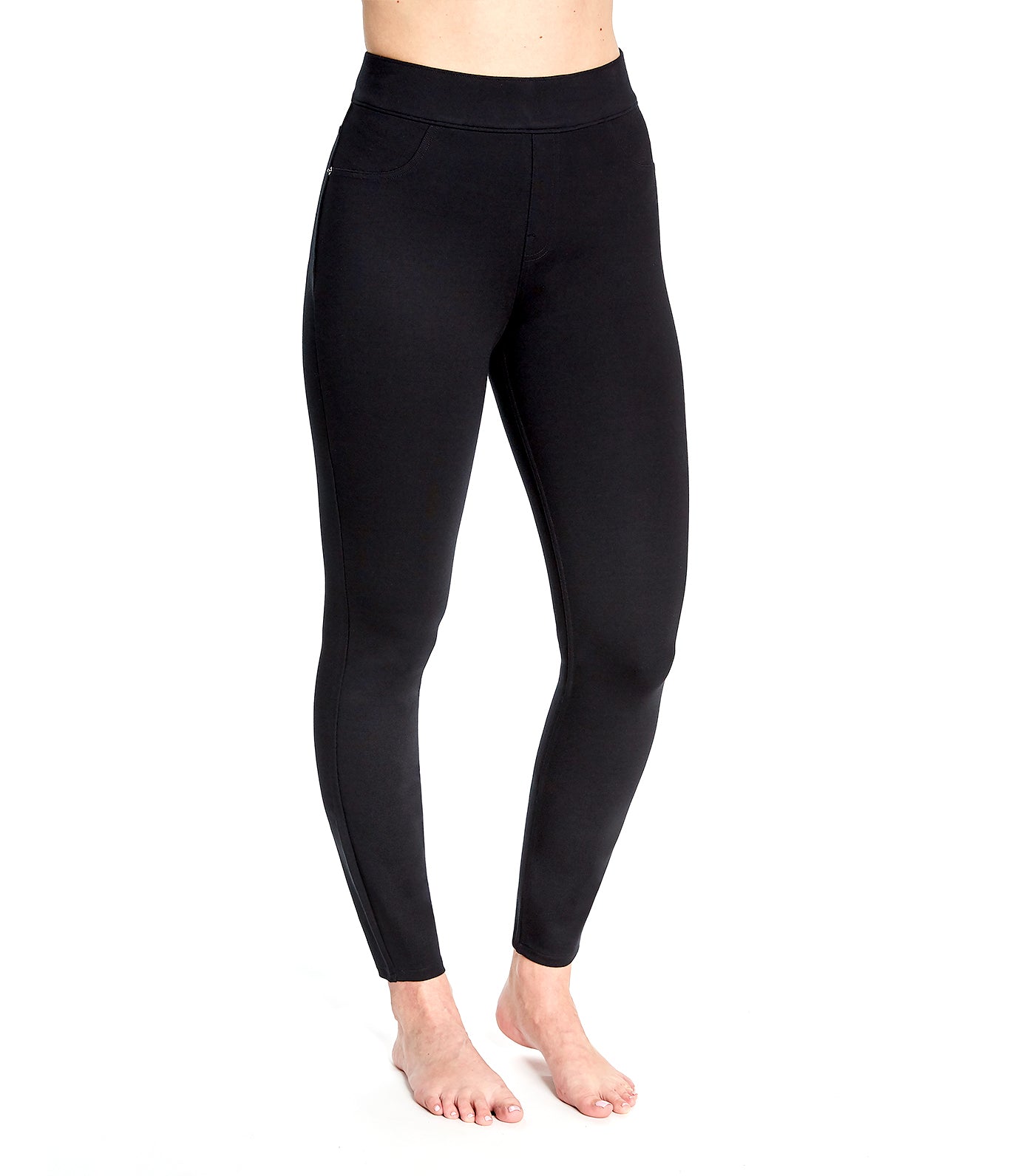 Spanx Ankle Length Ponte Leggings Size XS Black Split Hem Pants - $45 -  From Brynna
