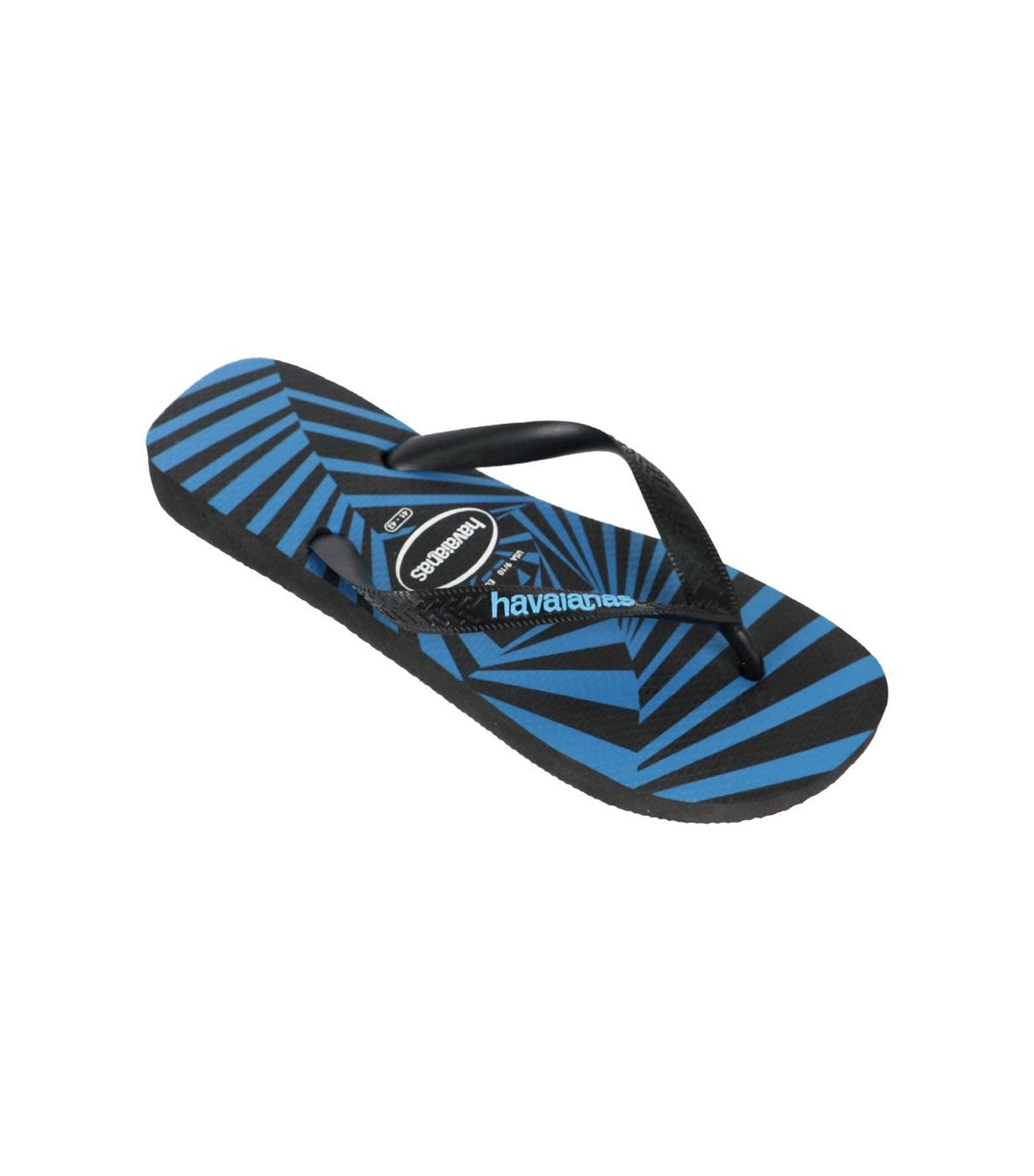 3D AUS Flip Flops Black Blue