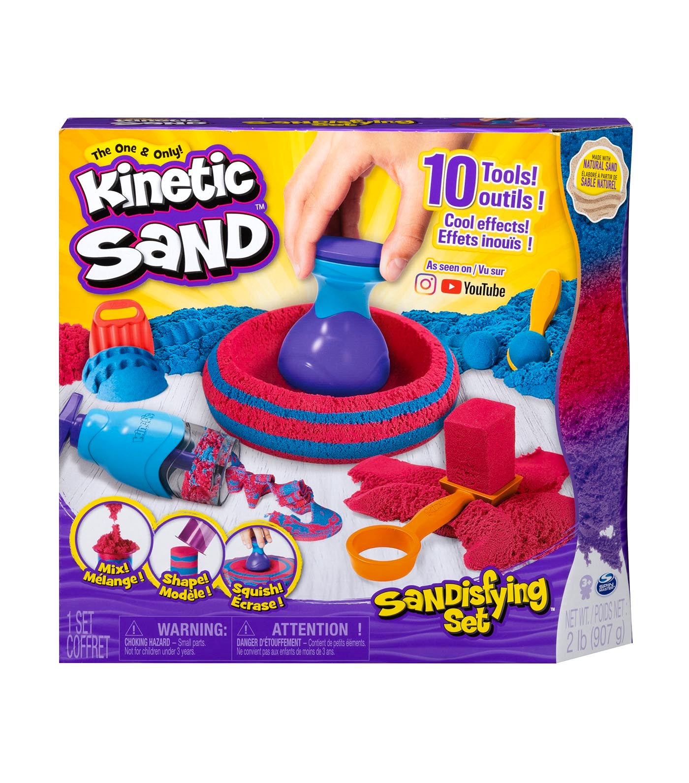 kinetic sand sandisfying set