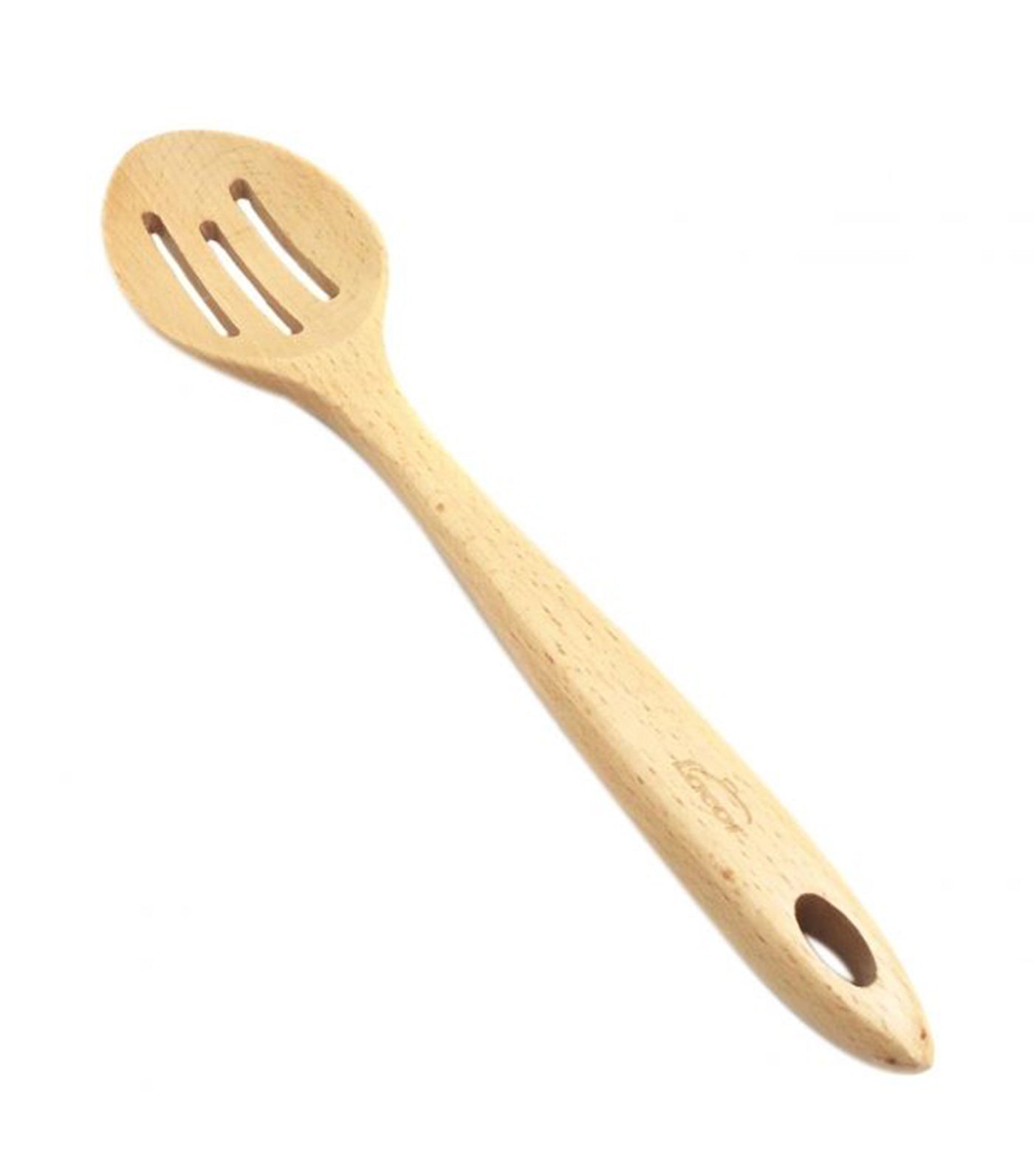 Lacor Beech Wood Slotted Spoon