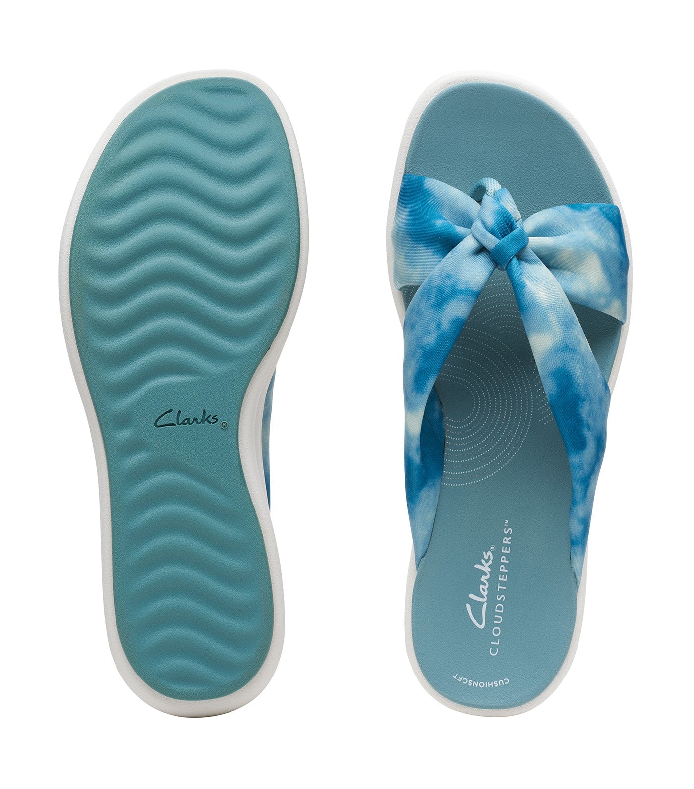 Clarks clearance teal sandals