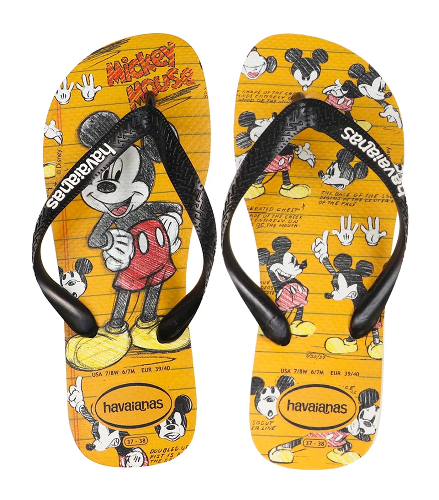 Havaianas mickey mouse flip flops on sale