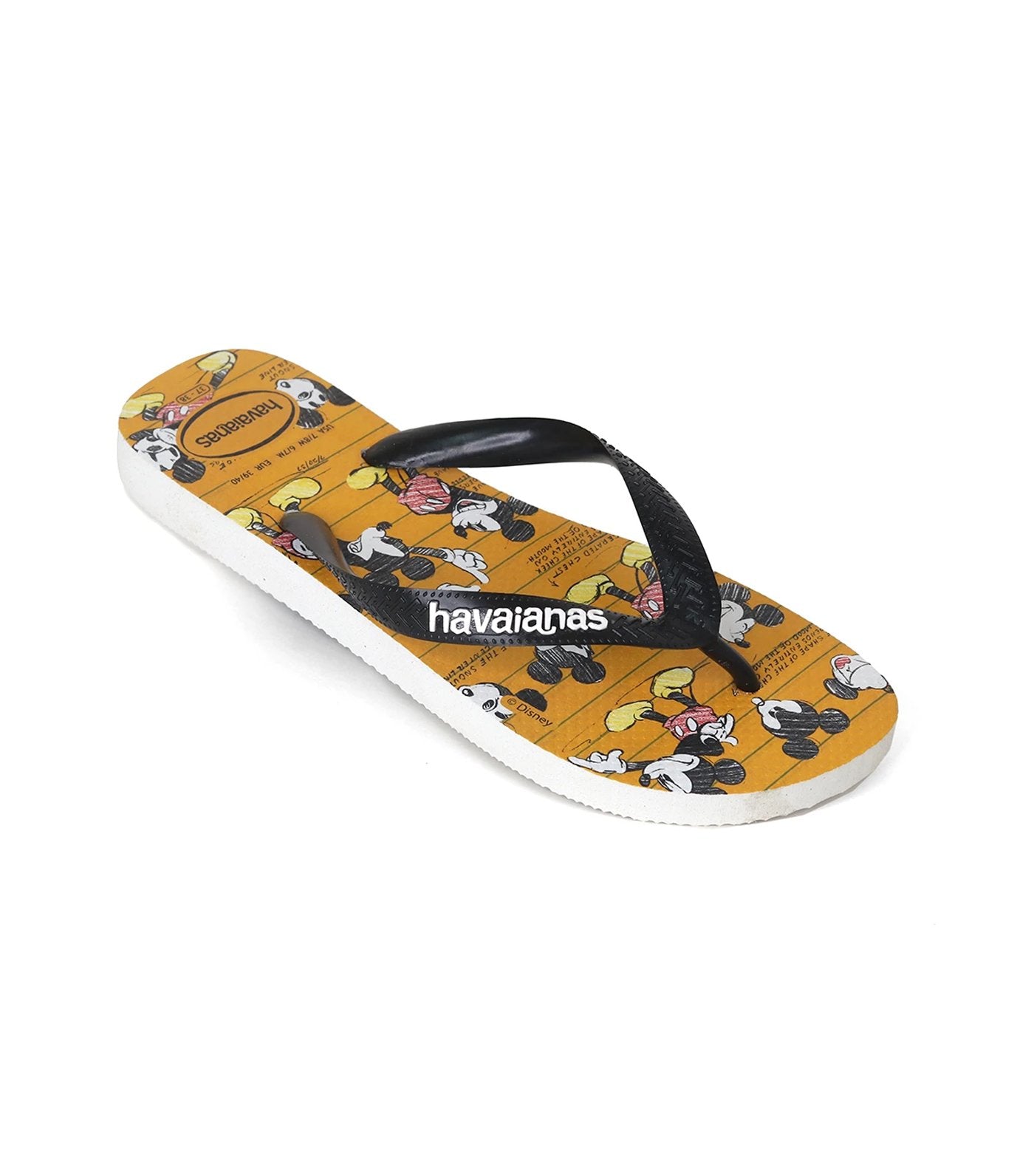 Havaianas Disney Stylish Flip Flops - Yellow/Black