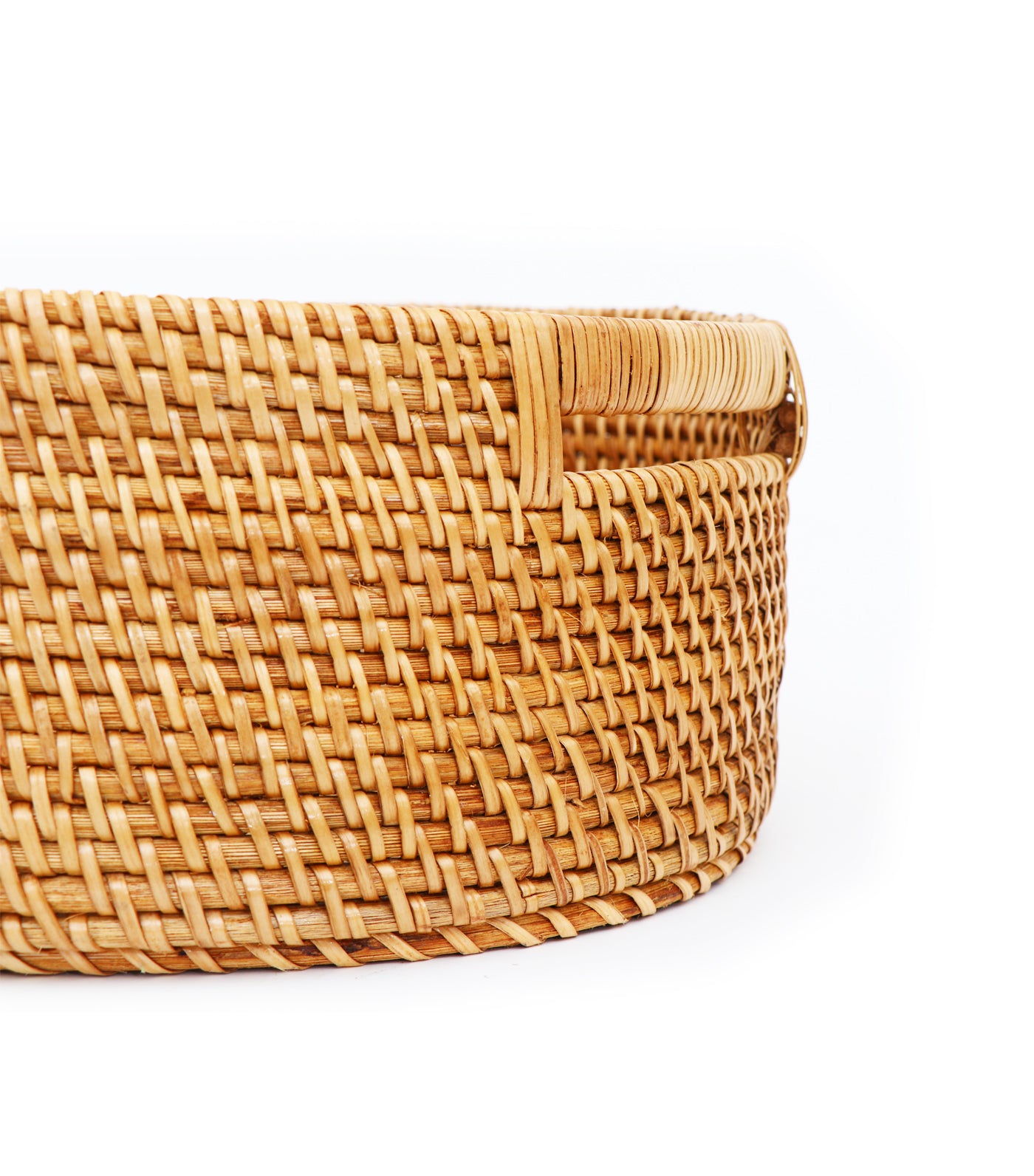 Rustan's Filipiniana Our Very Own Stackable Oval Utility Basket - Brown