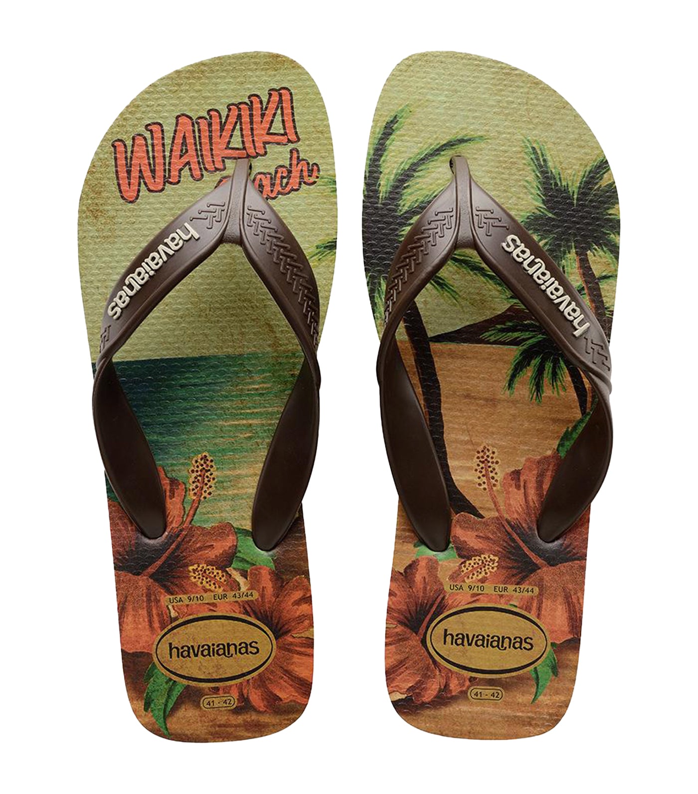 Men s Surf Flip Flops Sand Gray Dark Brown Beige