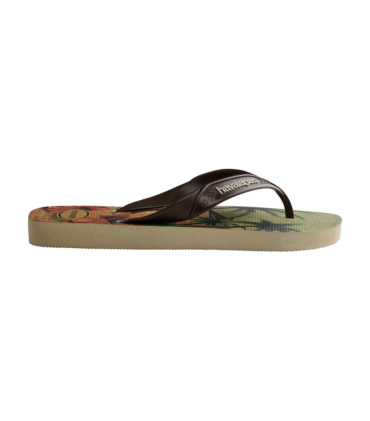 Men s Surf Flip Flops Sand Gray Dark Brown Beige