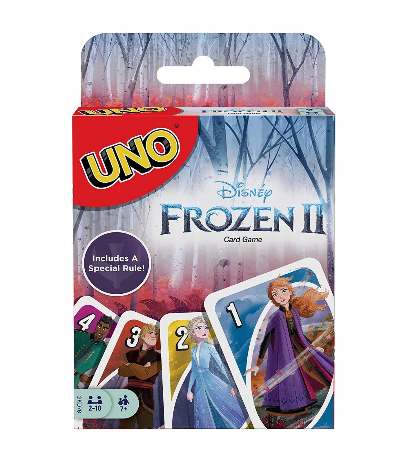 mattel games uno disney frozen ii