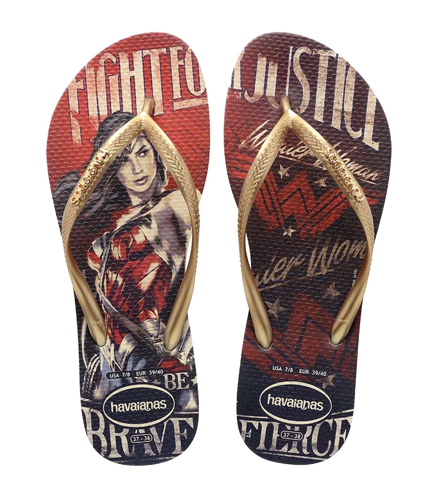 Havaianas wonder woman 2025 flip flops