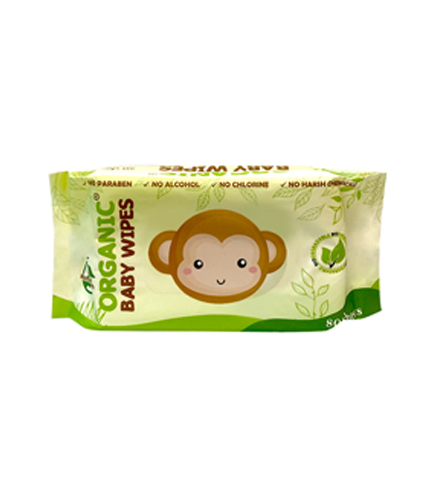 Baby Wipes (80 Wipes) - Pack of 6