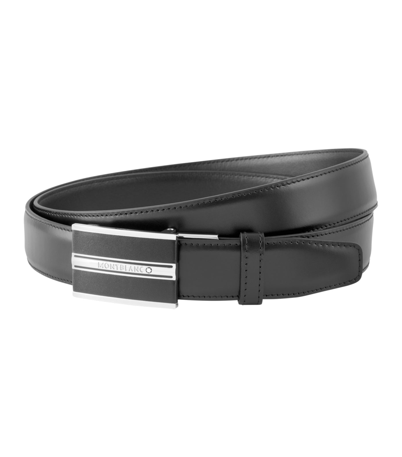 Leather Belt 30mm Black