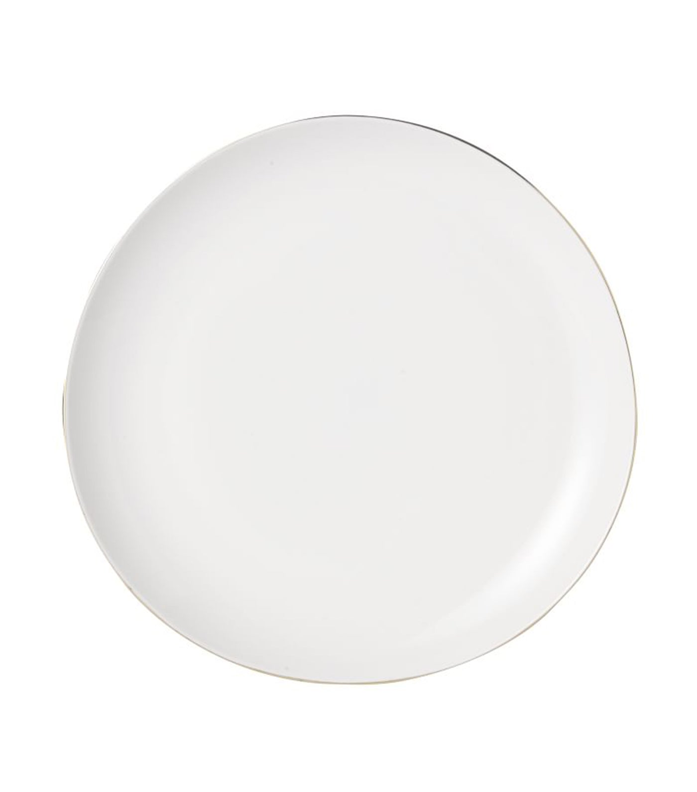 West Elm Organic Shaped Gold Rim Dinnerware Collection - Salad Plate