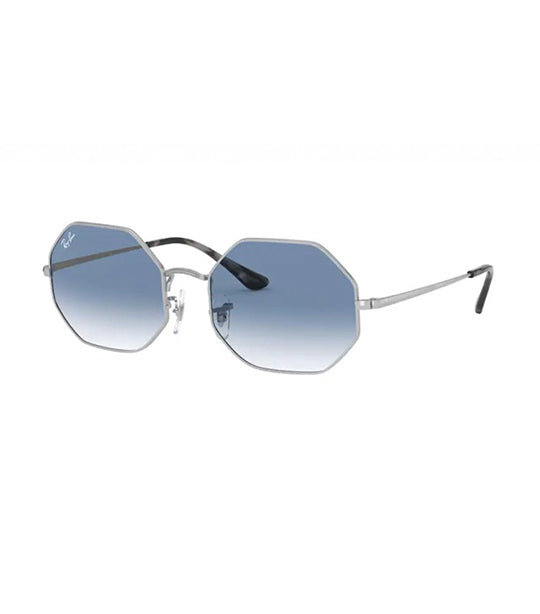 Irregular Sunglasses Light Blue Gradient