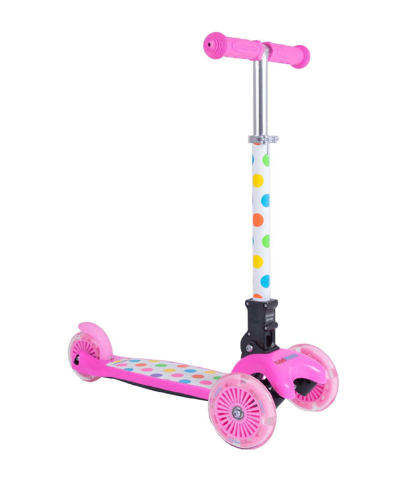 Kiddimoto store pastel dotty