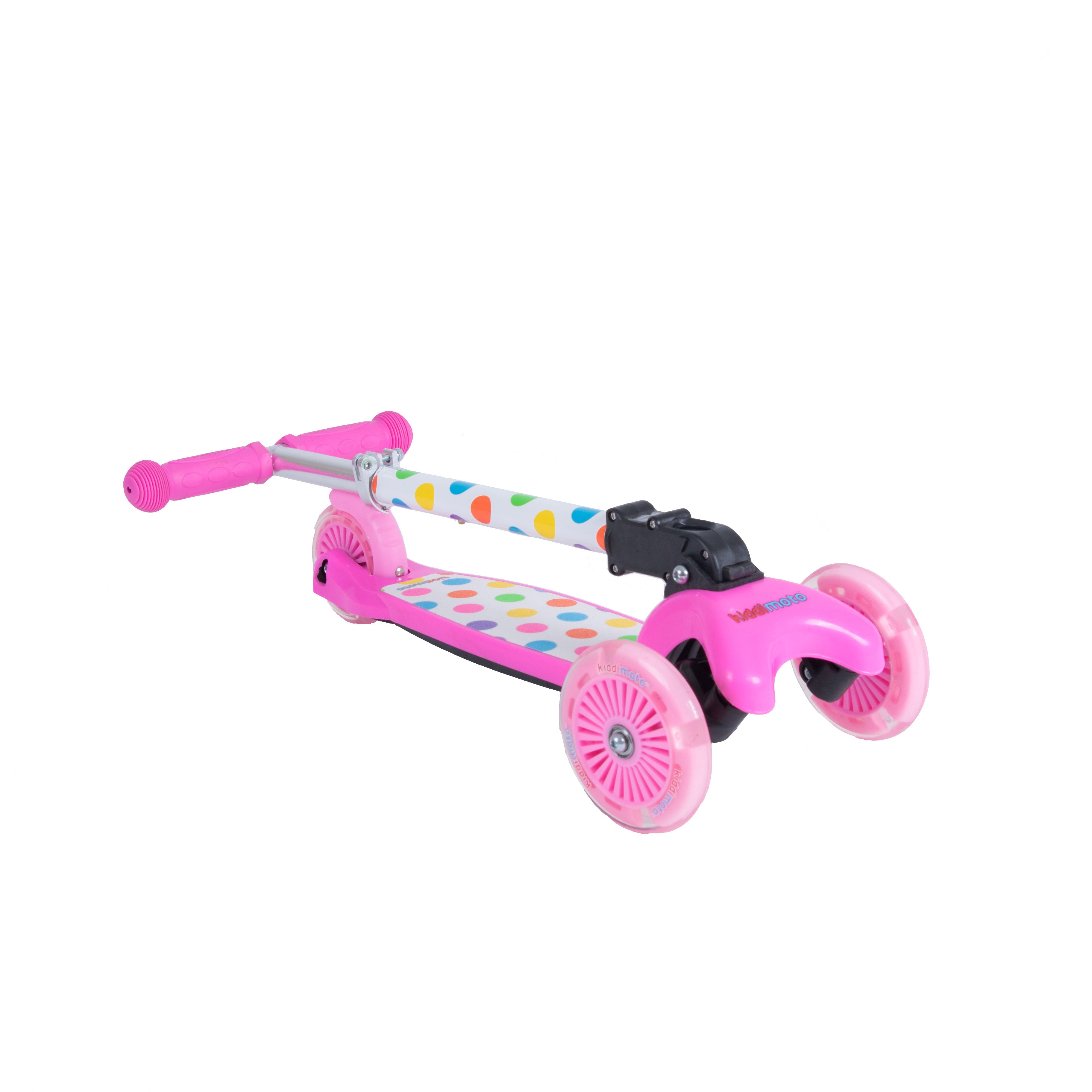 U-Zoom Three-Wheeled Kids Scooter - Pastel Dotty