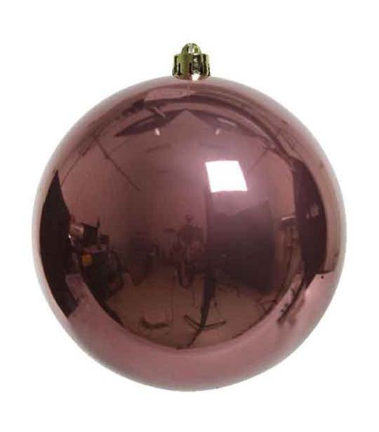 kaemingk shatterproof shiny christmas baubles - 5.5inch