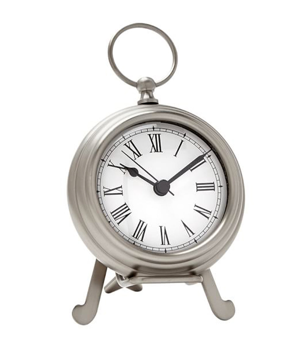 Pottery Barn Pocket Watch Clocks Pewter Finish Rustan's