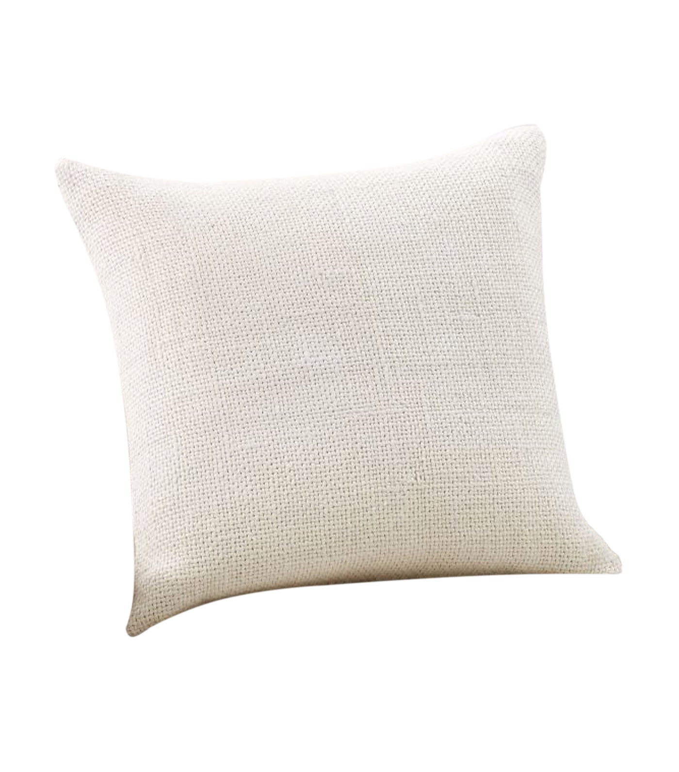 pottery barn faye ivory linen textured pillow cover