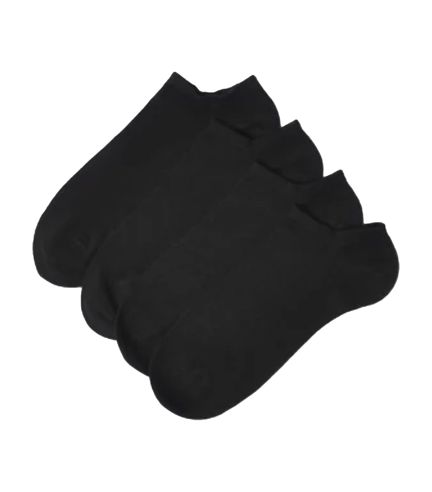 marks and spencer 5 pair pack supersoft trainer liner socks - black