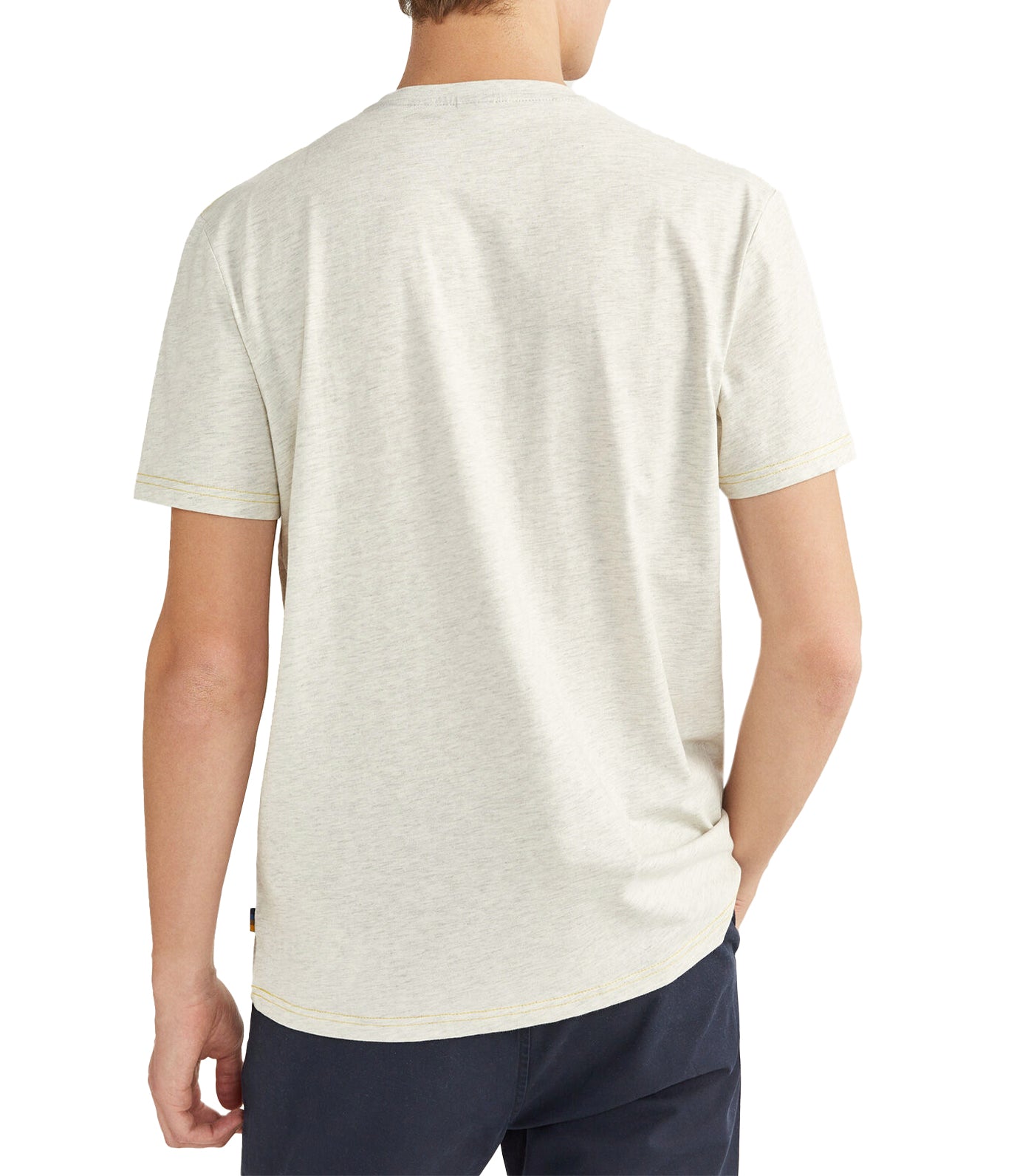Short-Sleeved Watercolor T-Shirt Gray