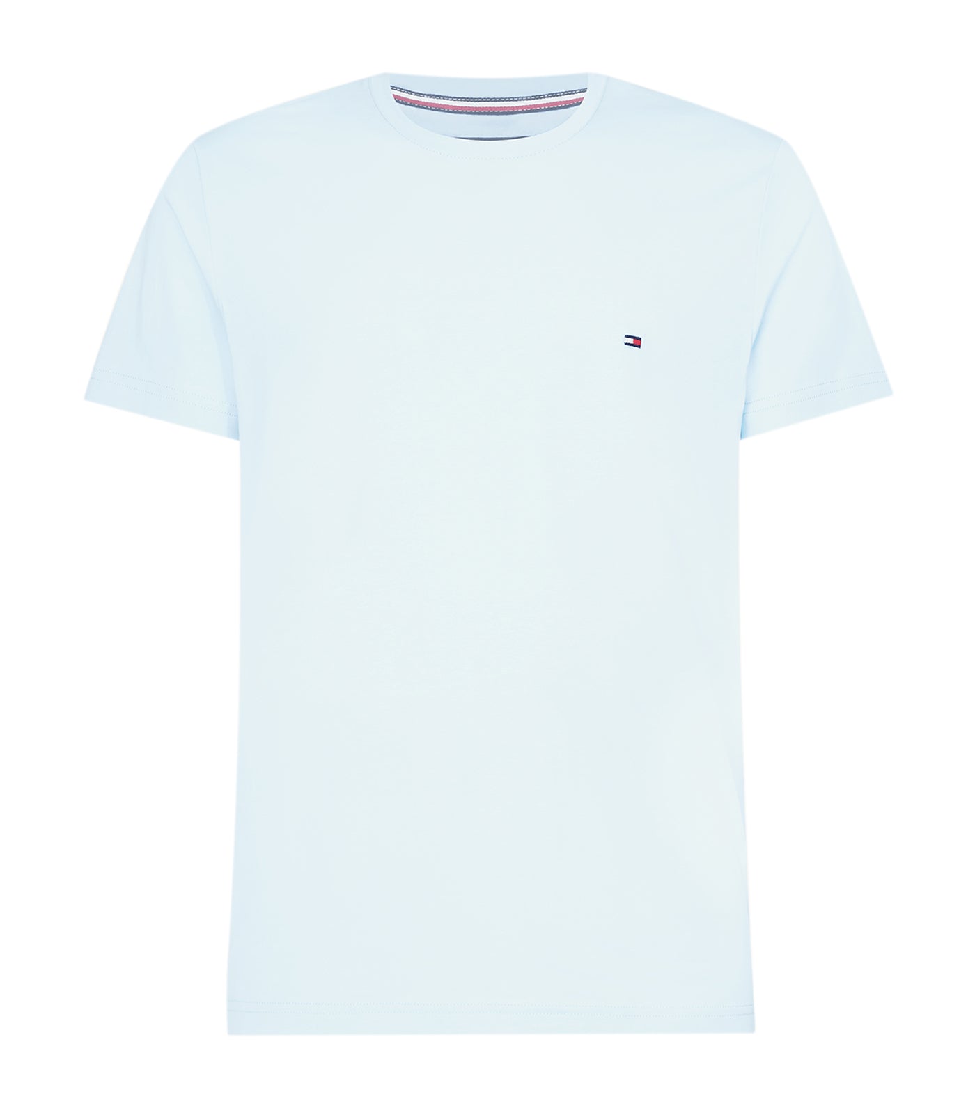 Organic Cotton Jersey Slim Fit T-shirt Chambray Blue