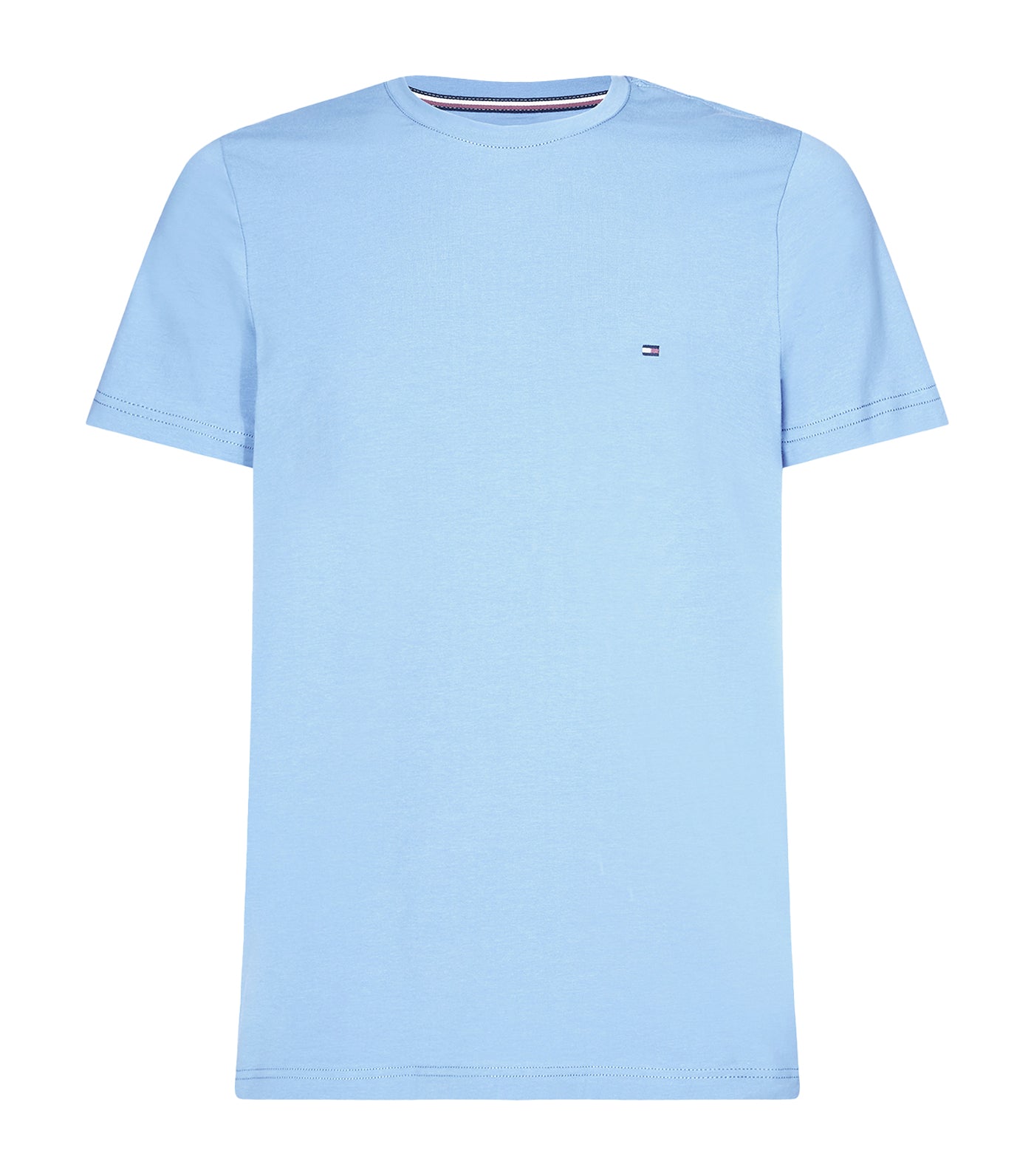 Organic Cotton Jersey Slim Fit T-shirt Sail Blue