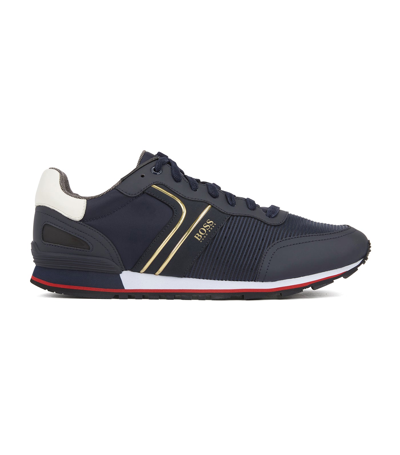 Running-Inspired Trainers With Bamboo-Charcoal Lining Dark Blue