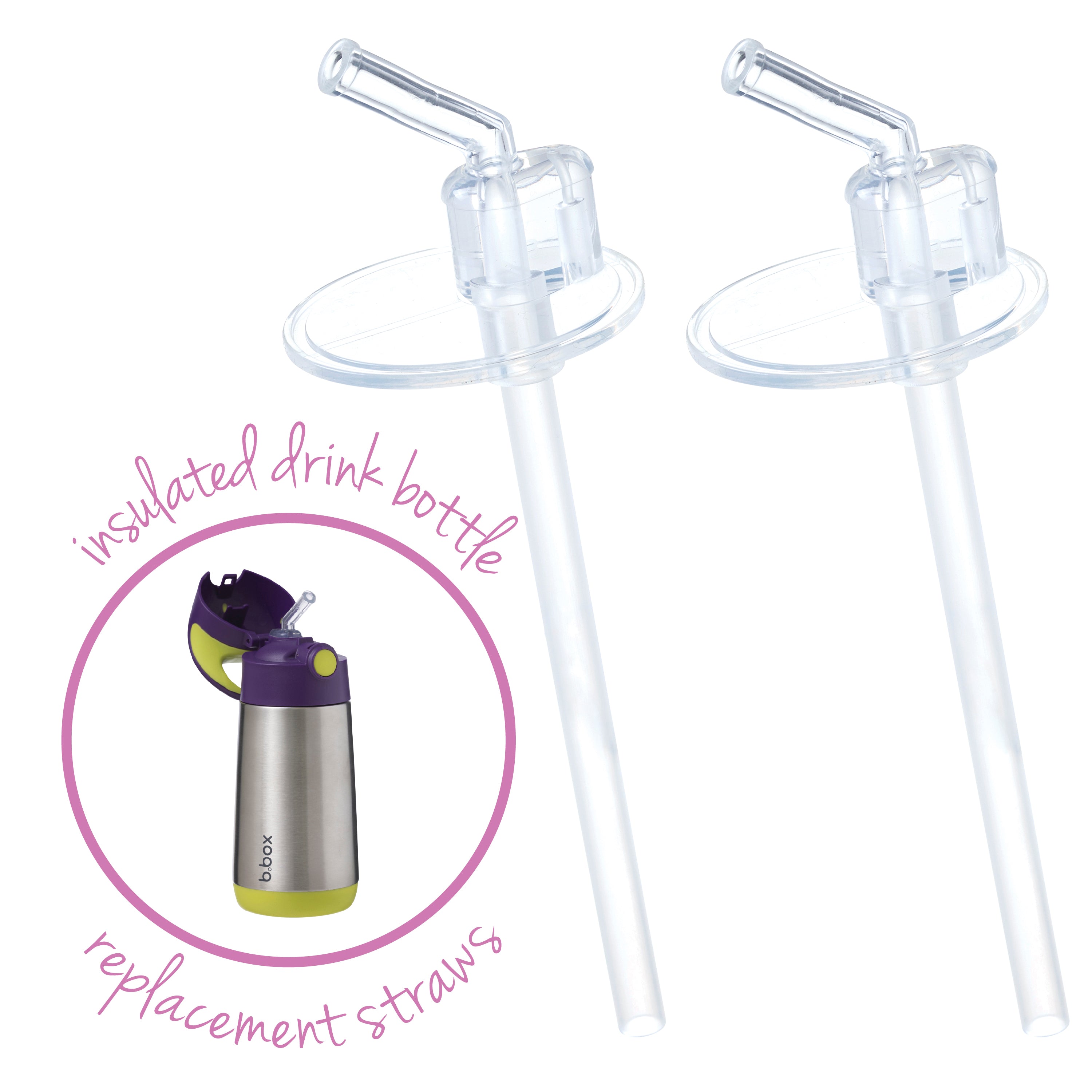 Insulated Bottle Replacement Straws