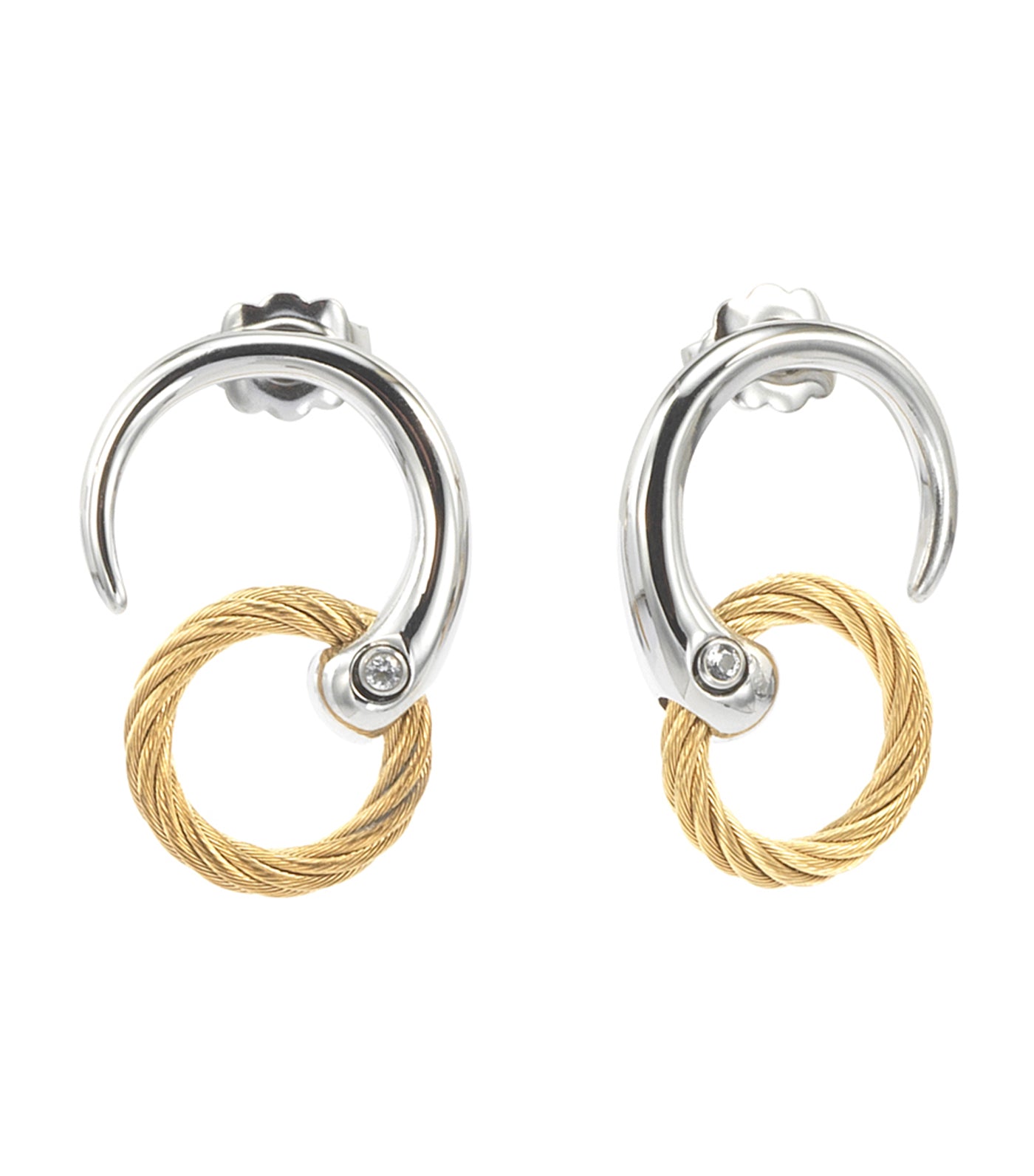 Infinity Zen Earrings Gray
