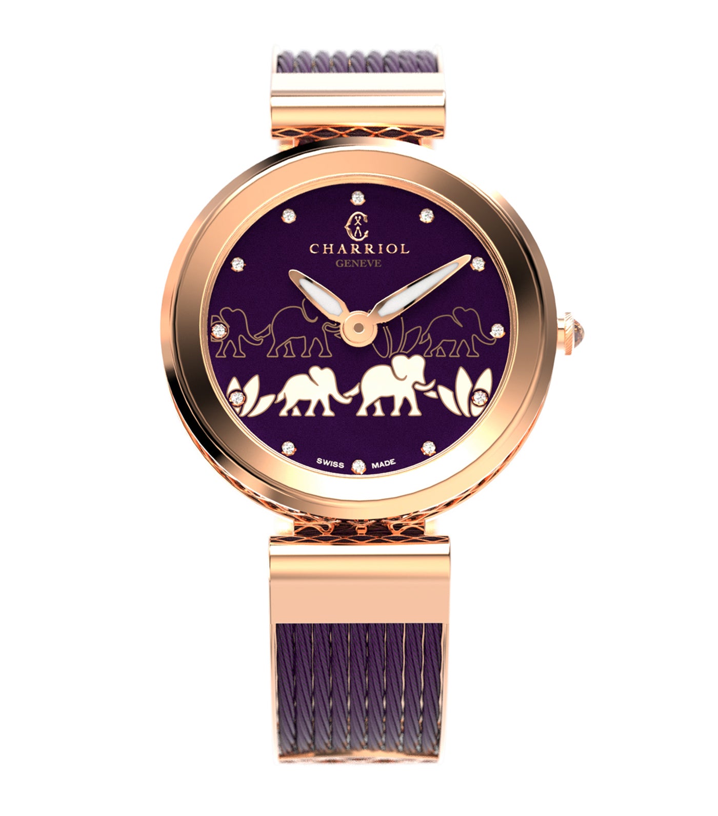 Forever Elephant Watch 32mm Prune