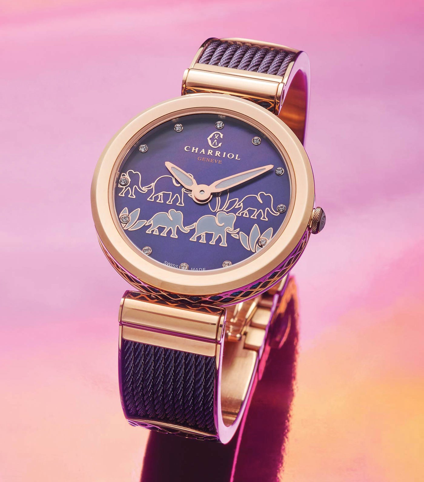 Forever Elephant Watch 32mm Prune