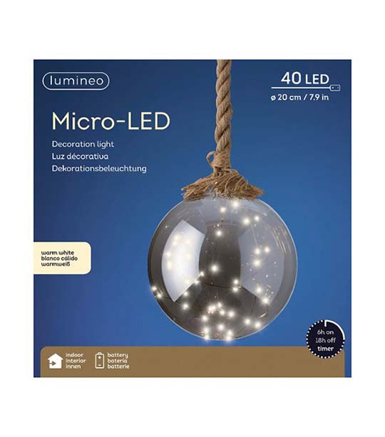 kaemingk micro led ball with rope