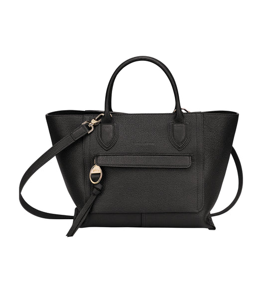 Longchamp Mailbox Top Handle Bag M Black