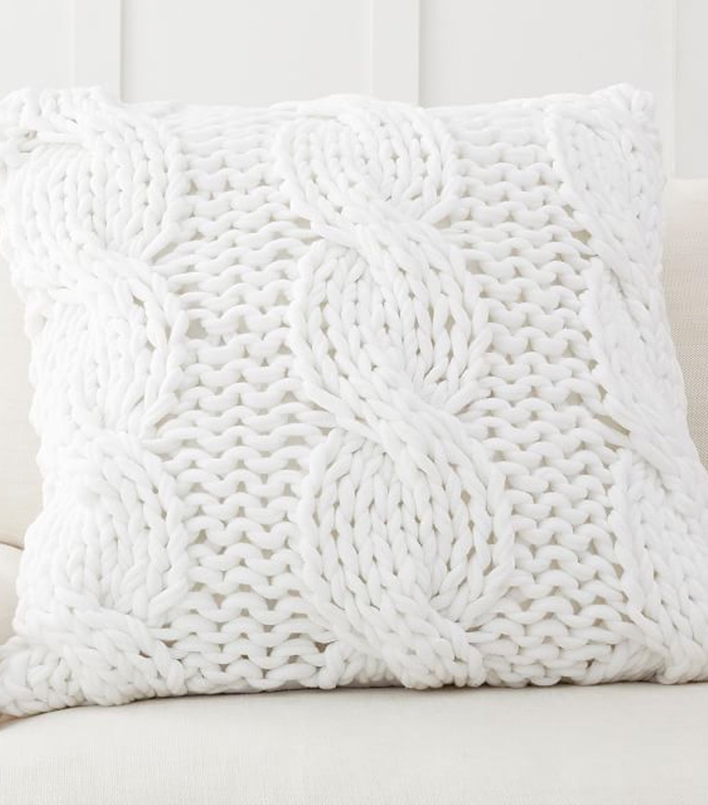 Pottery Barn Colossal Handknit Pillow Cover