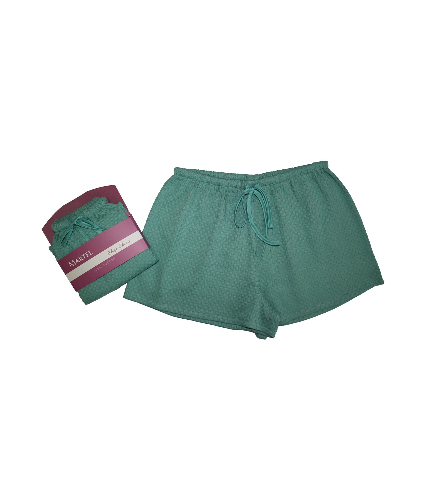 Honeycomb Sleep Shorts - Green