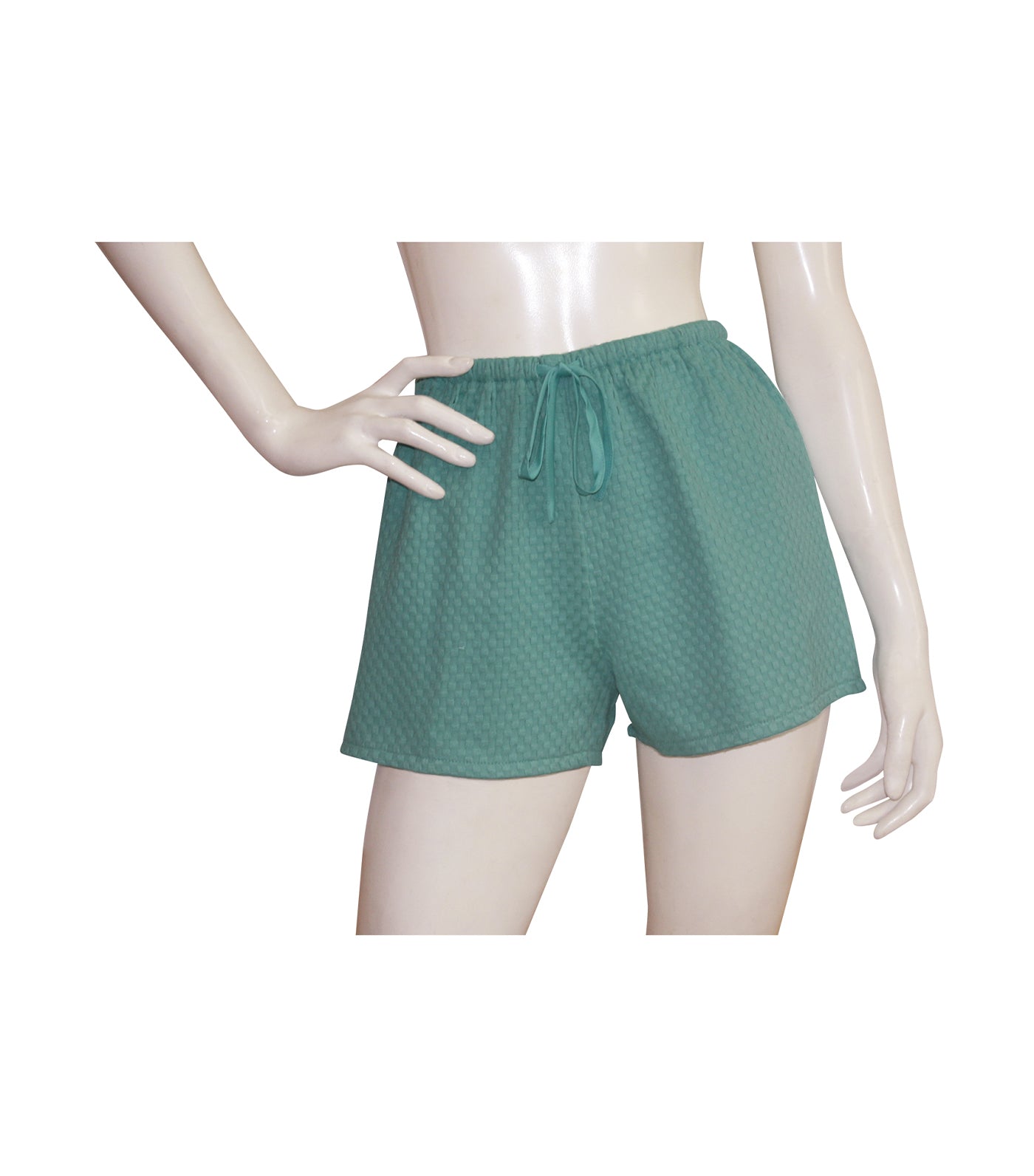 Honeycomb Sleep Shorts - Green