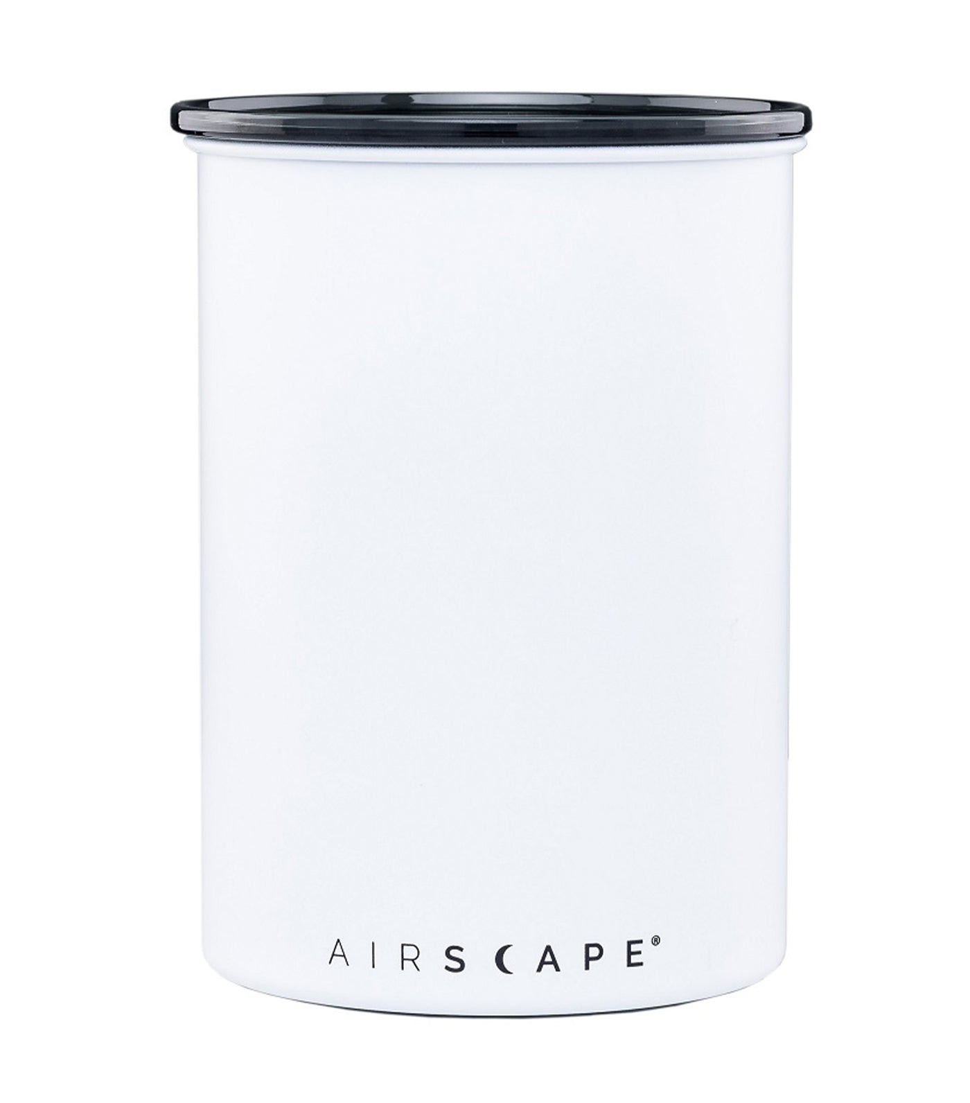 airscape® stainless steel coffee and food storage canister - 7" chalk (matte)