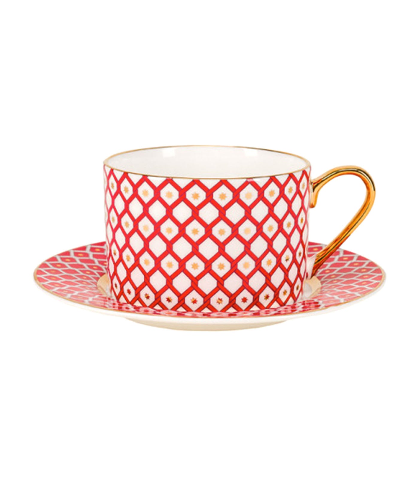 imperial porcelain bone china porcelain scarlet I tea cup set idyll