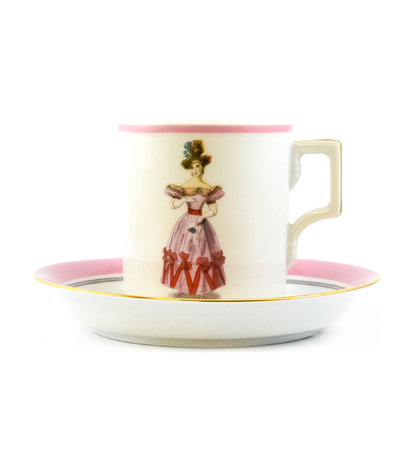 imperial porcelain modes de paris 1828 teacup and saucer heraldic