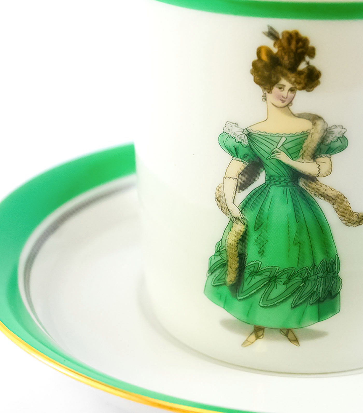 imperial porcelain modes de paris 1830 teacup and saucer heraldic