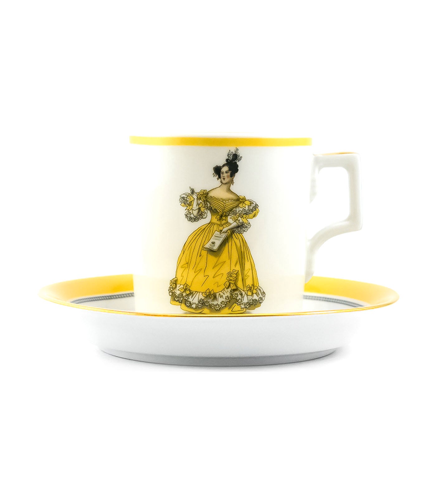 imperial porcelain modes de paris 1835 teacup and saucer heraldic