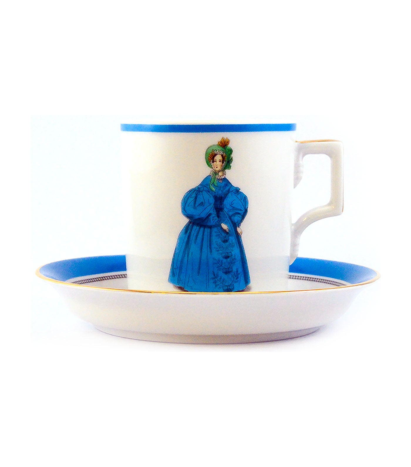imperial porcelain modes de paris 1836 teacup and saucer heraldic