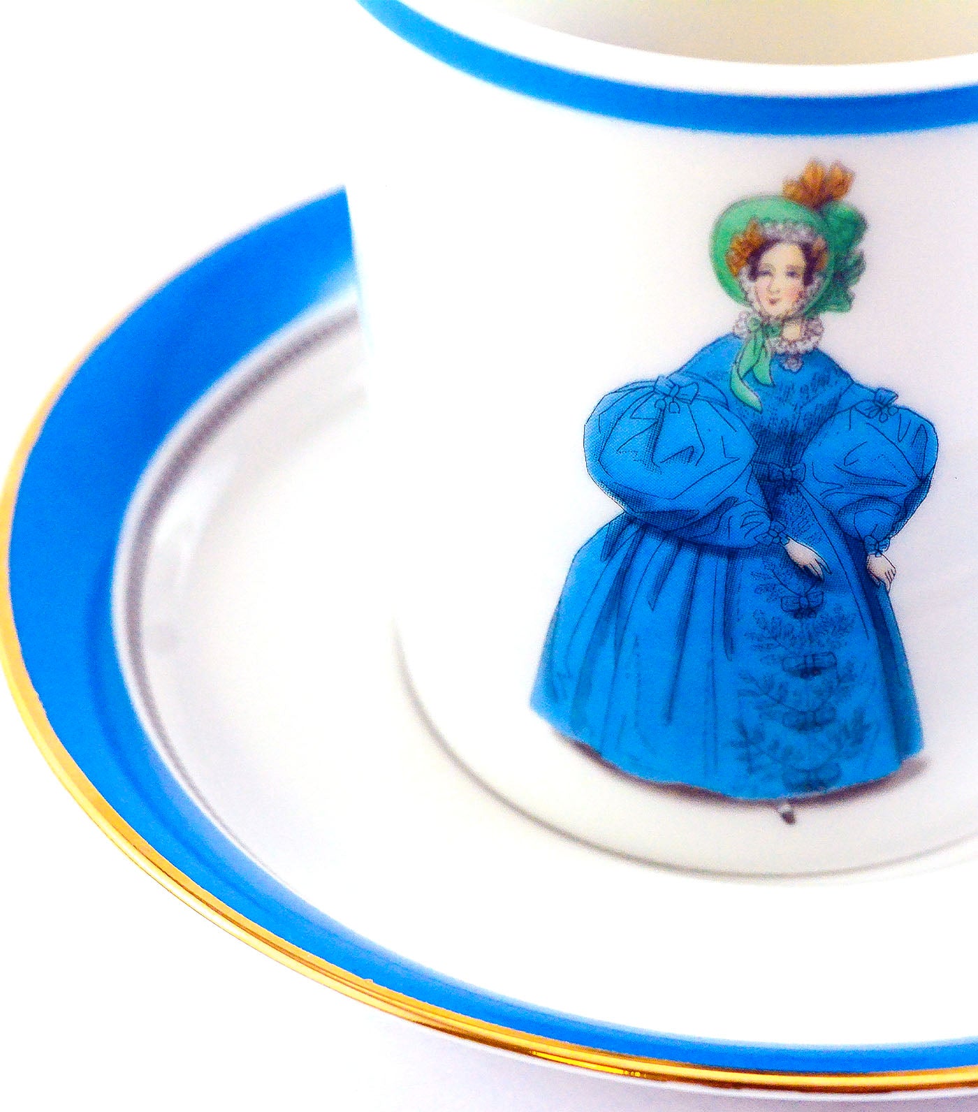 imperial porcelain modes de paris 1836 teacup and saucer heraldic